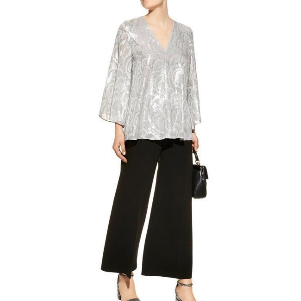ELIZABETH AND JAMES Ariel Metallic Top